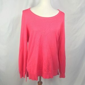 Lane Bryant Long Sleeve Knit Top, Pink Plus Size